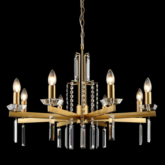 Люстра Crystal Lux MARRON SP8 BRASS, фото , изображение 3